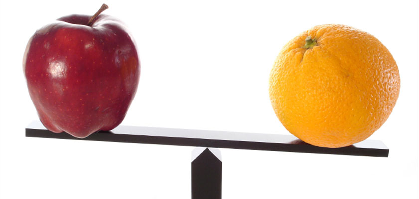 Apple and orange balancing